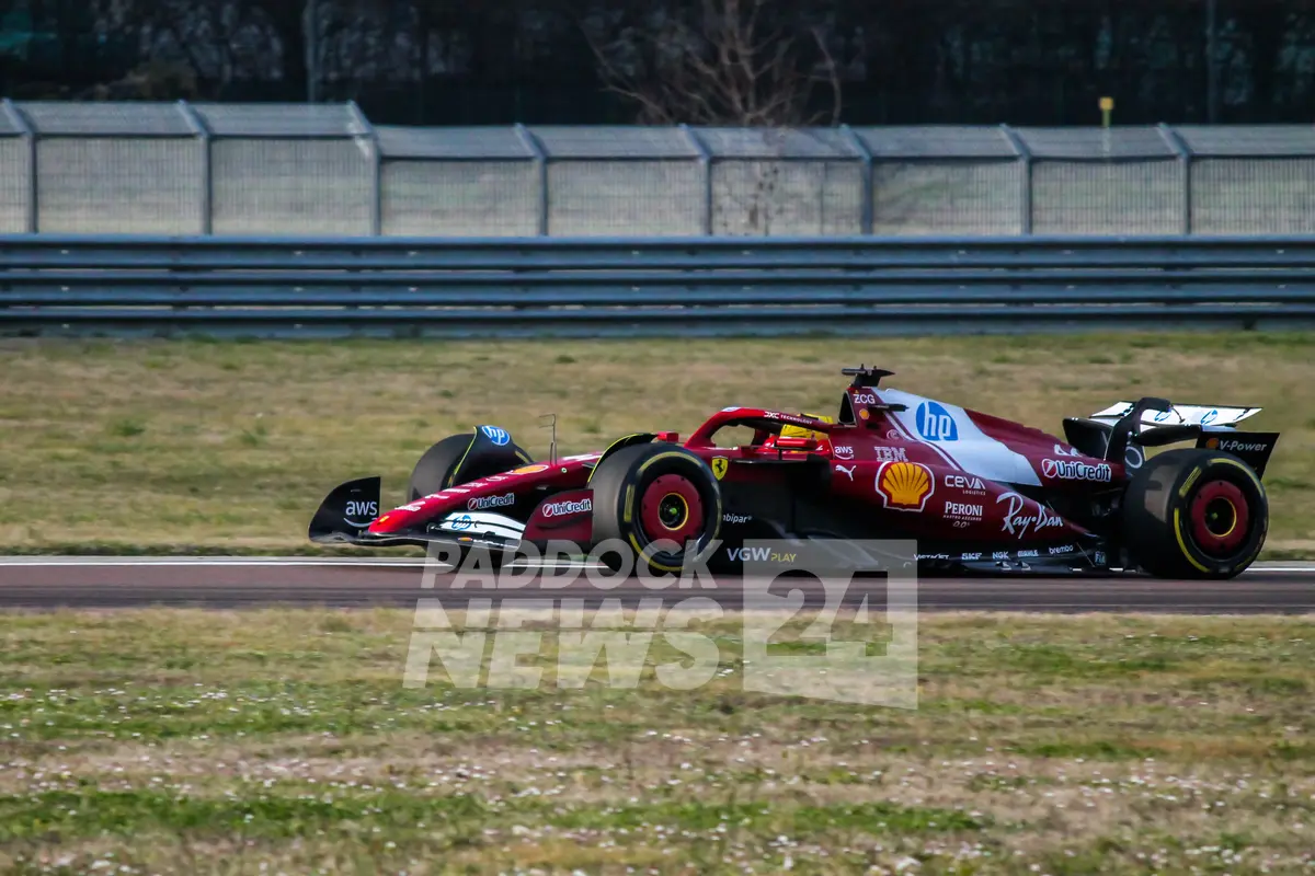 test ferrari pirelli fiorano
