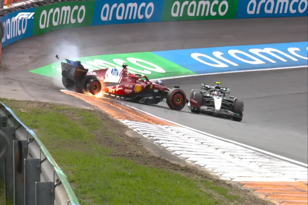 Leclerc Olanda penalità monza f1 ferrari russell