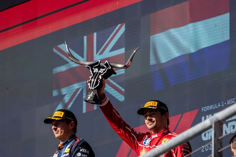 F1 | GP Austin – Leclerc terzo dopo una dura lotta: “Purtroppo ho perso, però mi sono divertito oggi” Leclerc GP Austin Ferrari Hamilton Antonelli Norris