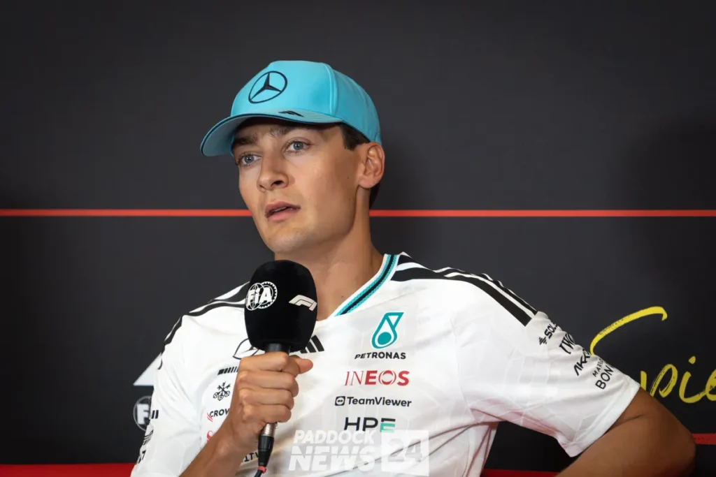 Russell in conferenza stampa pre Gp dell'Austria